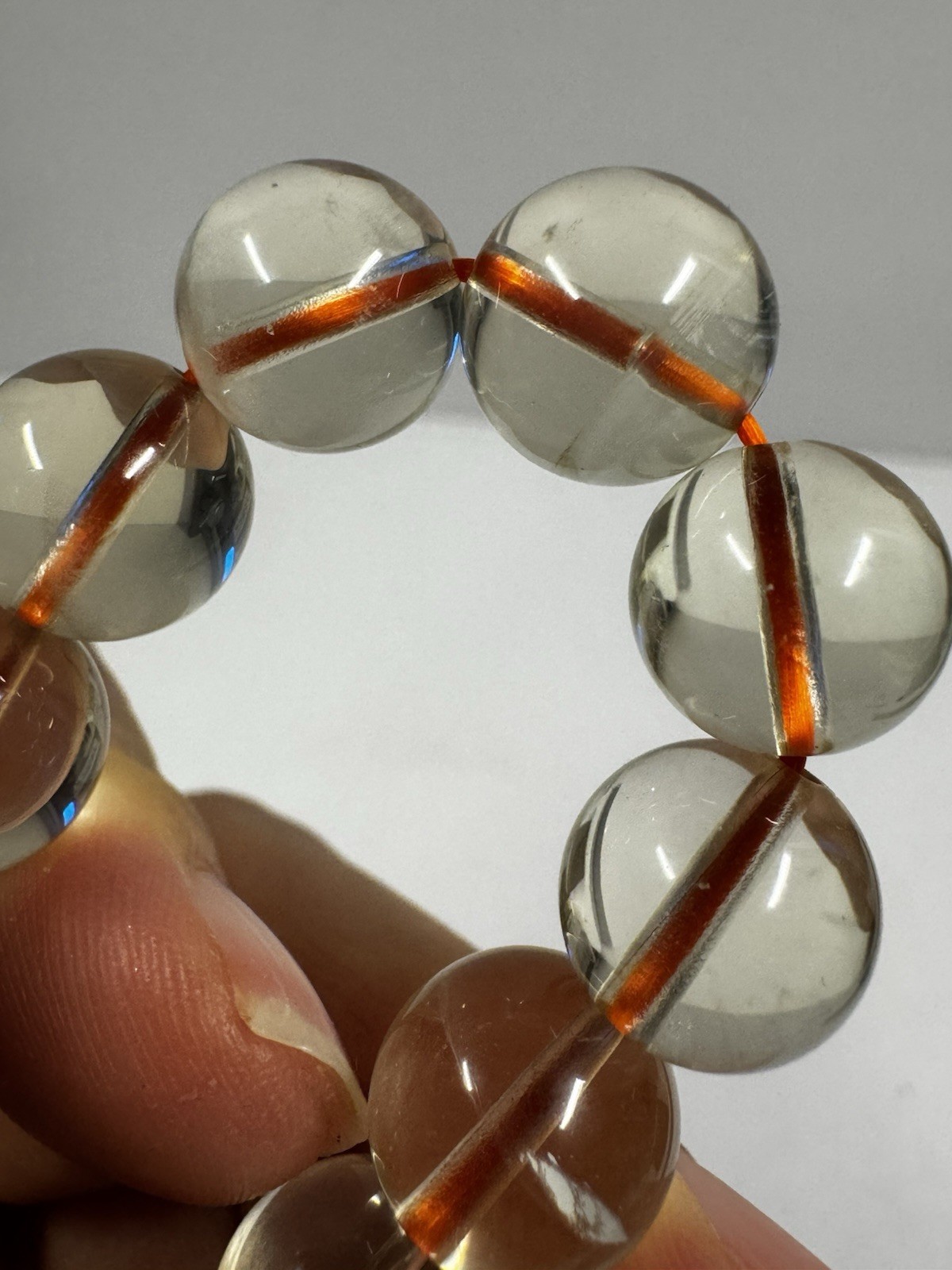10-11mm AAA light yellow Beaded crystal Bracelet new in box free shipping