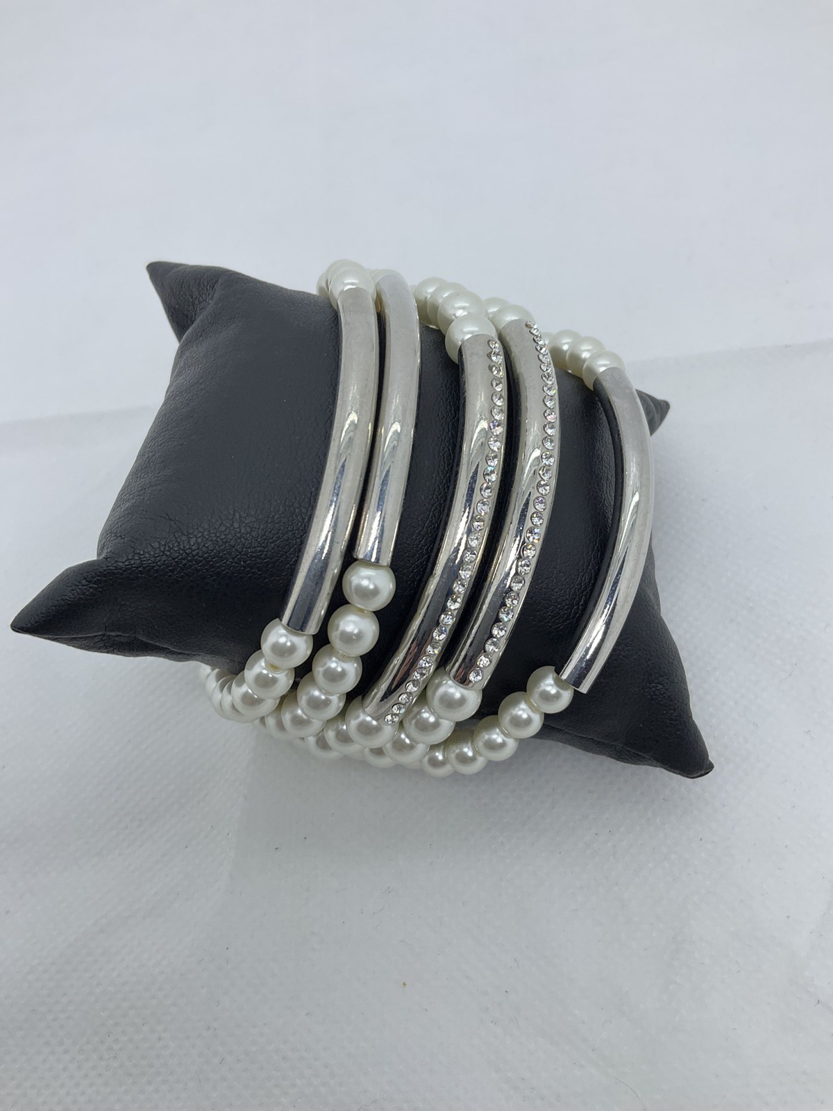 Chico’s Faux Pearl Multi Strand Bracelet