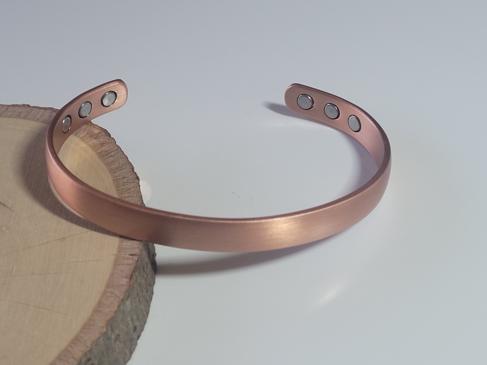 3 Pack Pure Copper Magnetic Bracelet Arthritis Pain Energy Therapy Cuff Bangle
