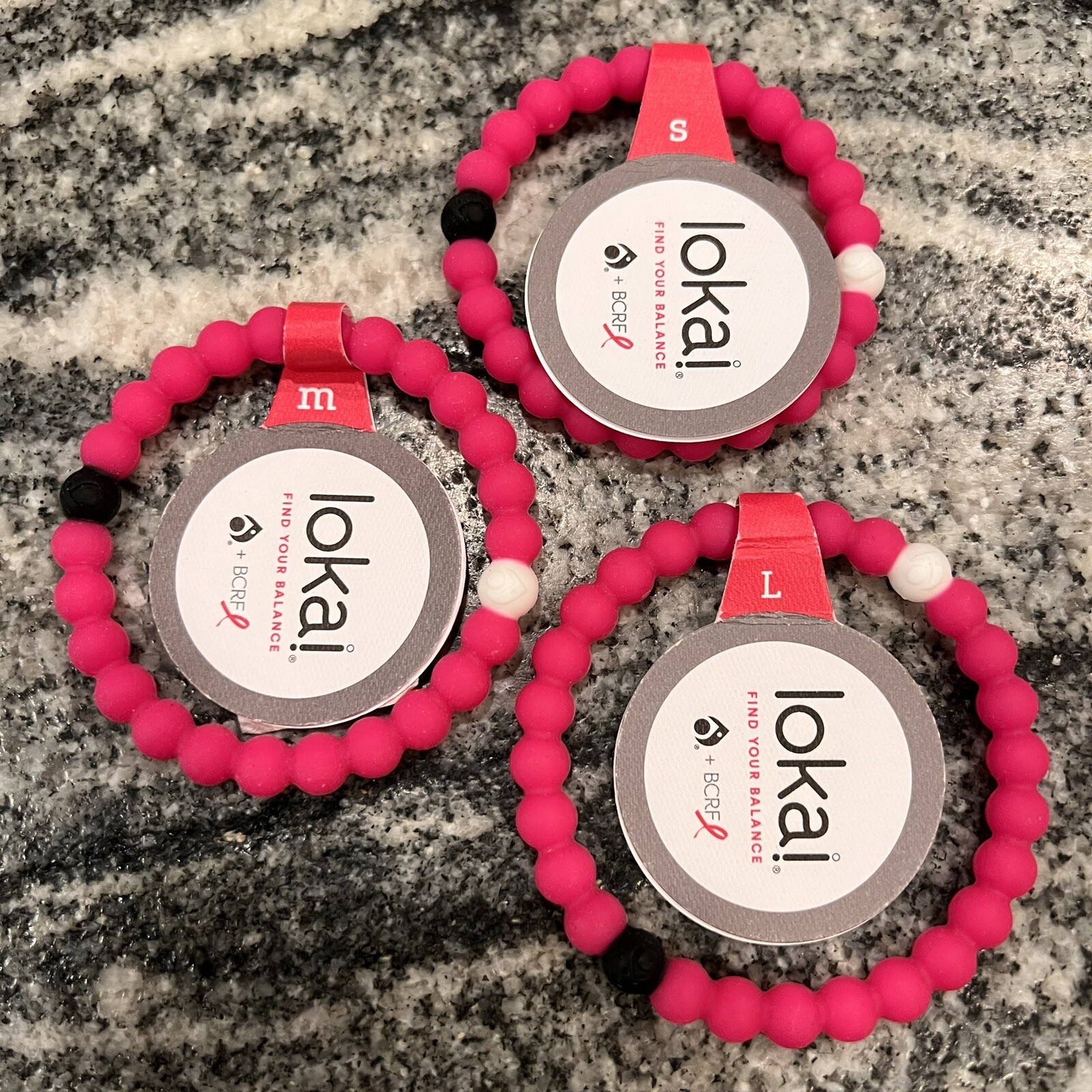 NEW Lokai Breast Cancer Limited Edition Pink Bracelet Choose Size S-L