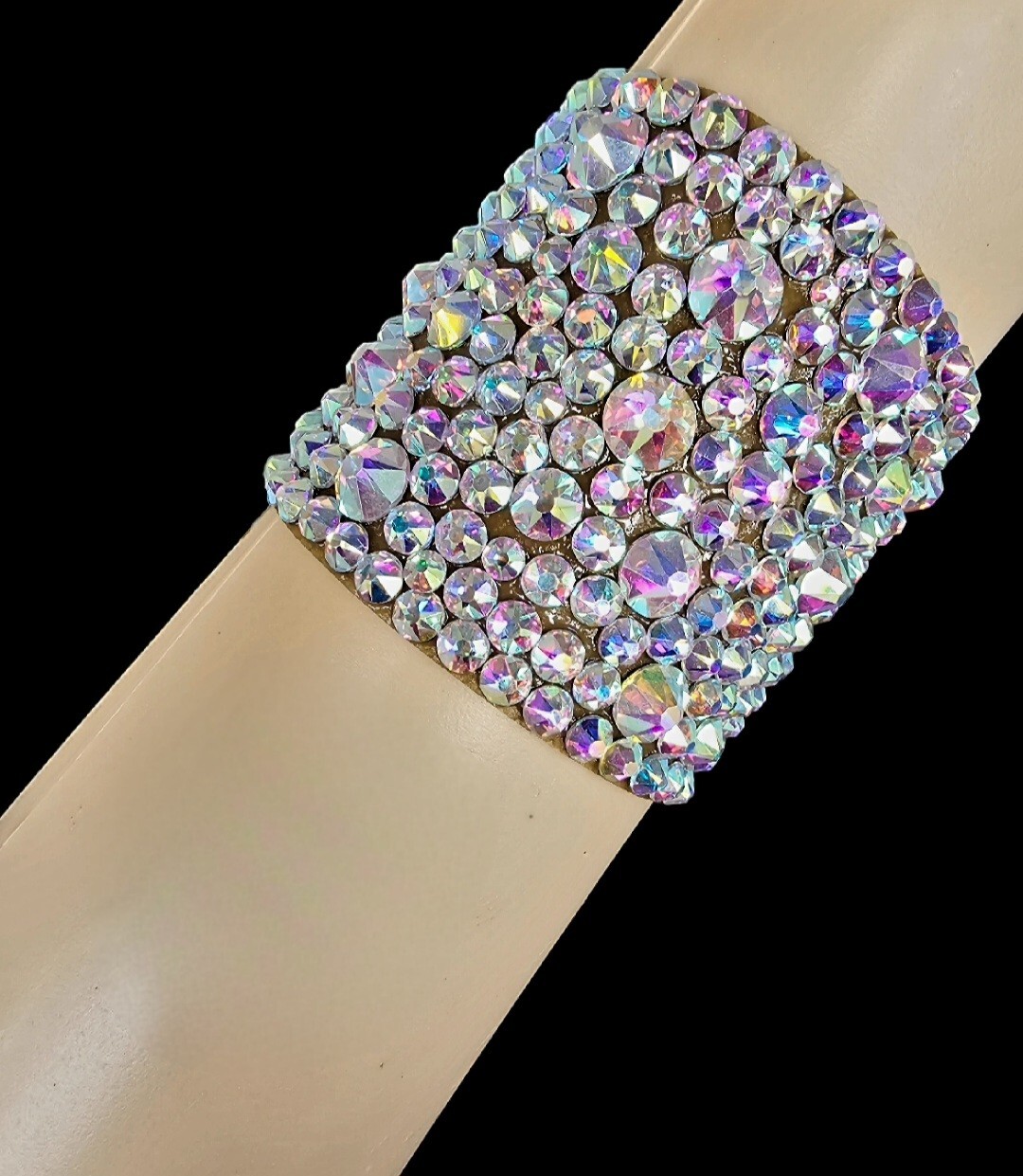 Women Ballroom Dance Jewelry Accessories bracelet Crystals AB (luxe)