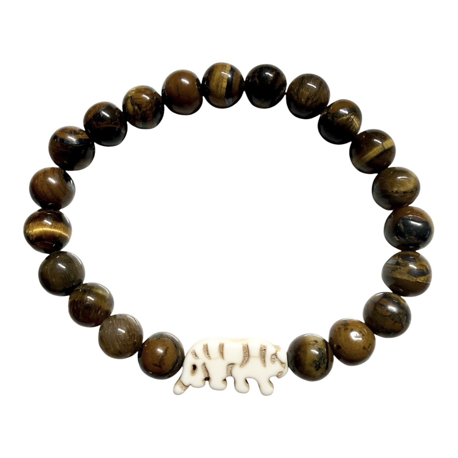 Fahlo Tiger Tracking Bracelet Natural Stone NWT Wildlife Conservation