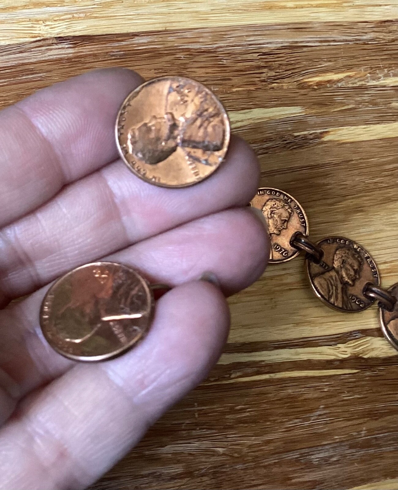 Penny For Your Thoughts Coin Bracelet – Earrings – Money Clip Bundle Set