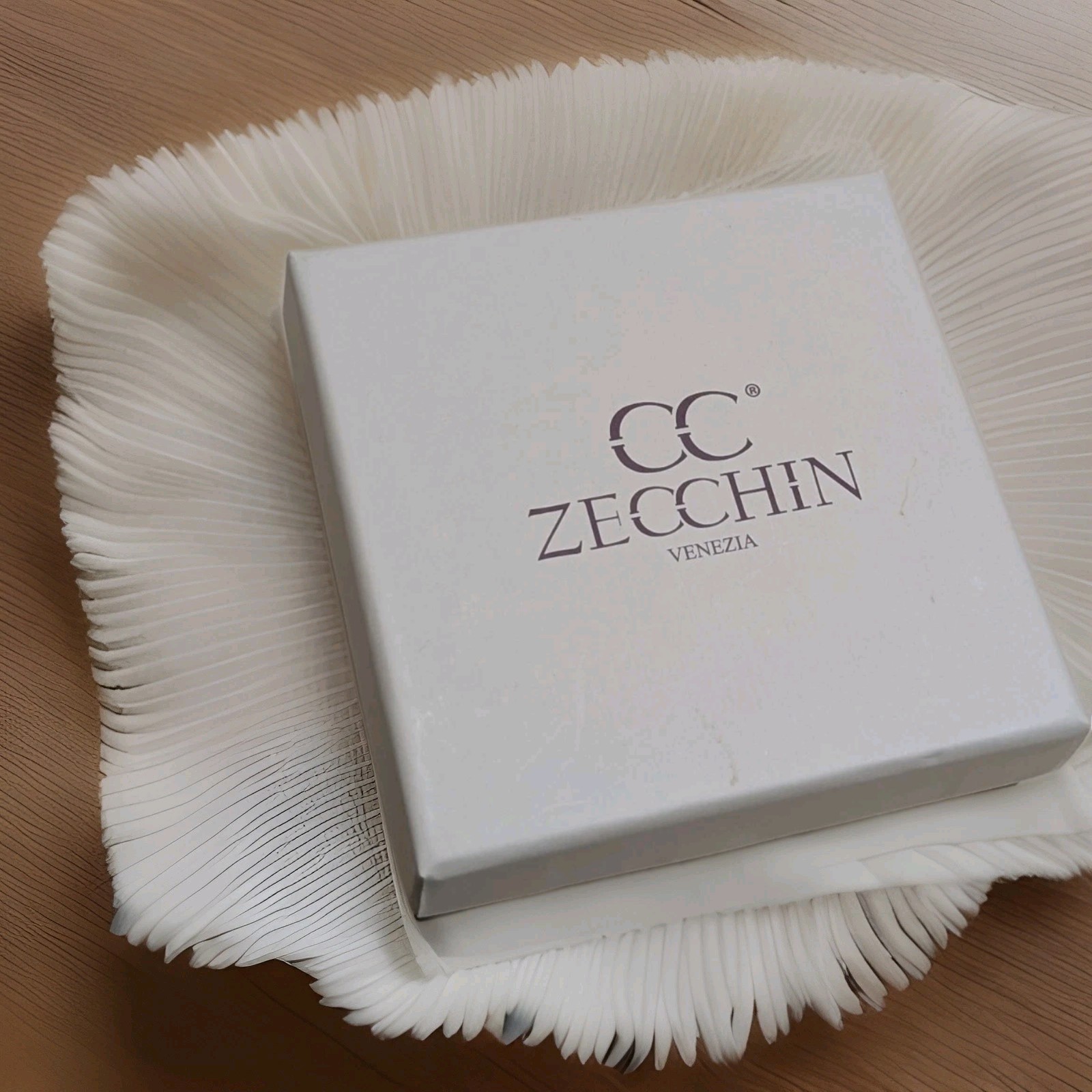 CC Zecchin Italy Authentic Murano Glass & CZ Gold Plated Bracelet NEW!