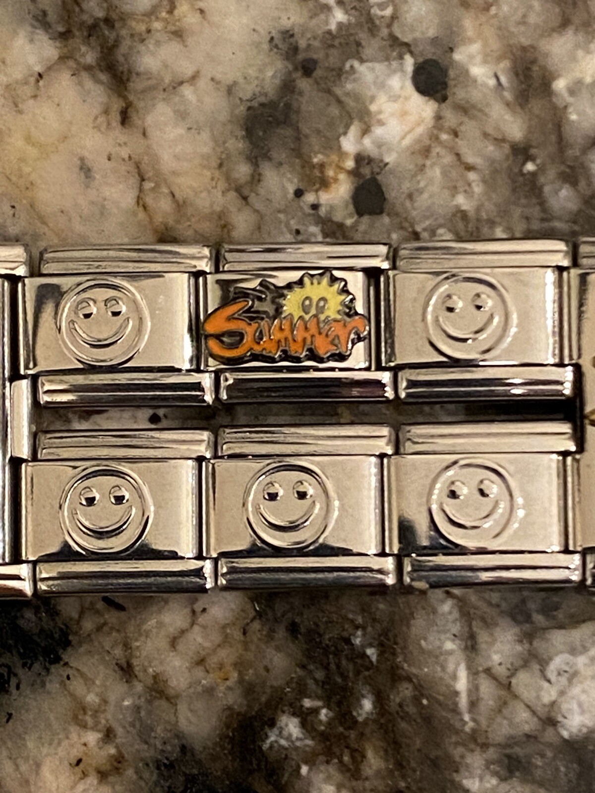 9mm & 18mm Summer Sun Italian Charm Bracelet New