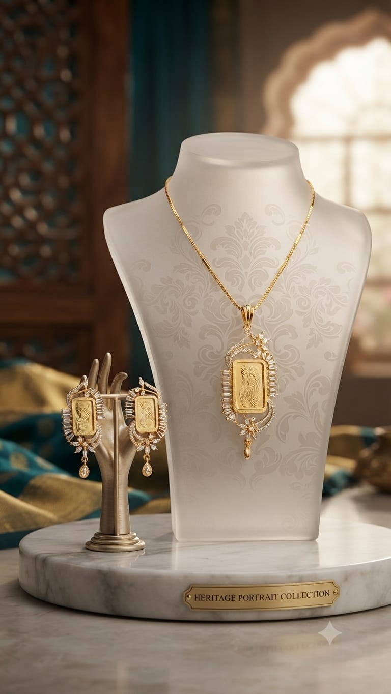 Indian Bollywood Necklace Earrings Jewelry Set Ethnic Bridal CZ AD Women Gift
