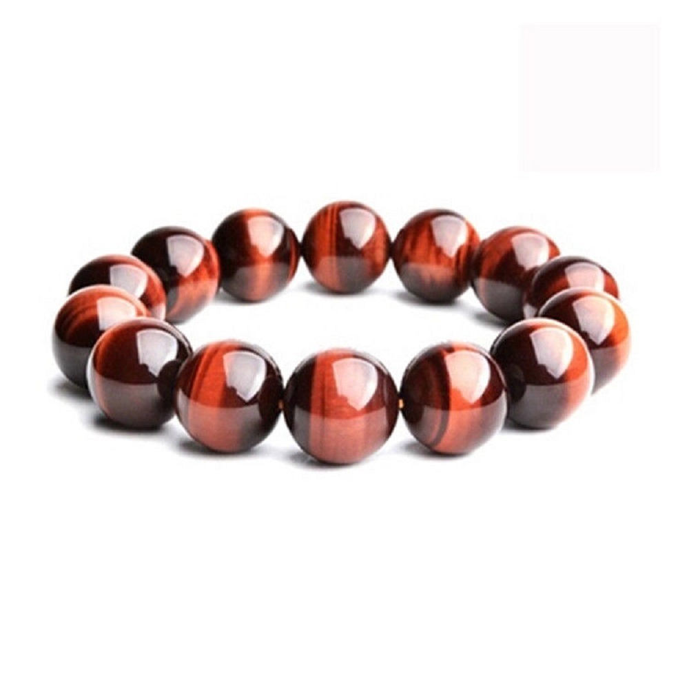 Grounding & Protection Stretch Bracelet, 14mm Beads, Unisex (5″-7″ Adult Wrist)