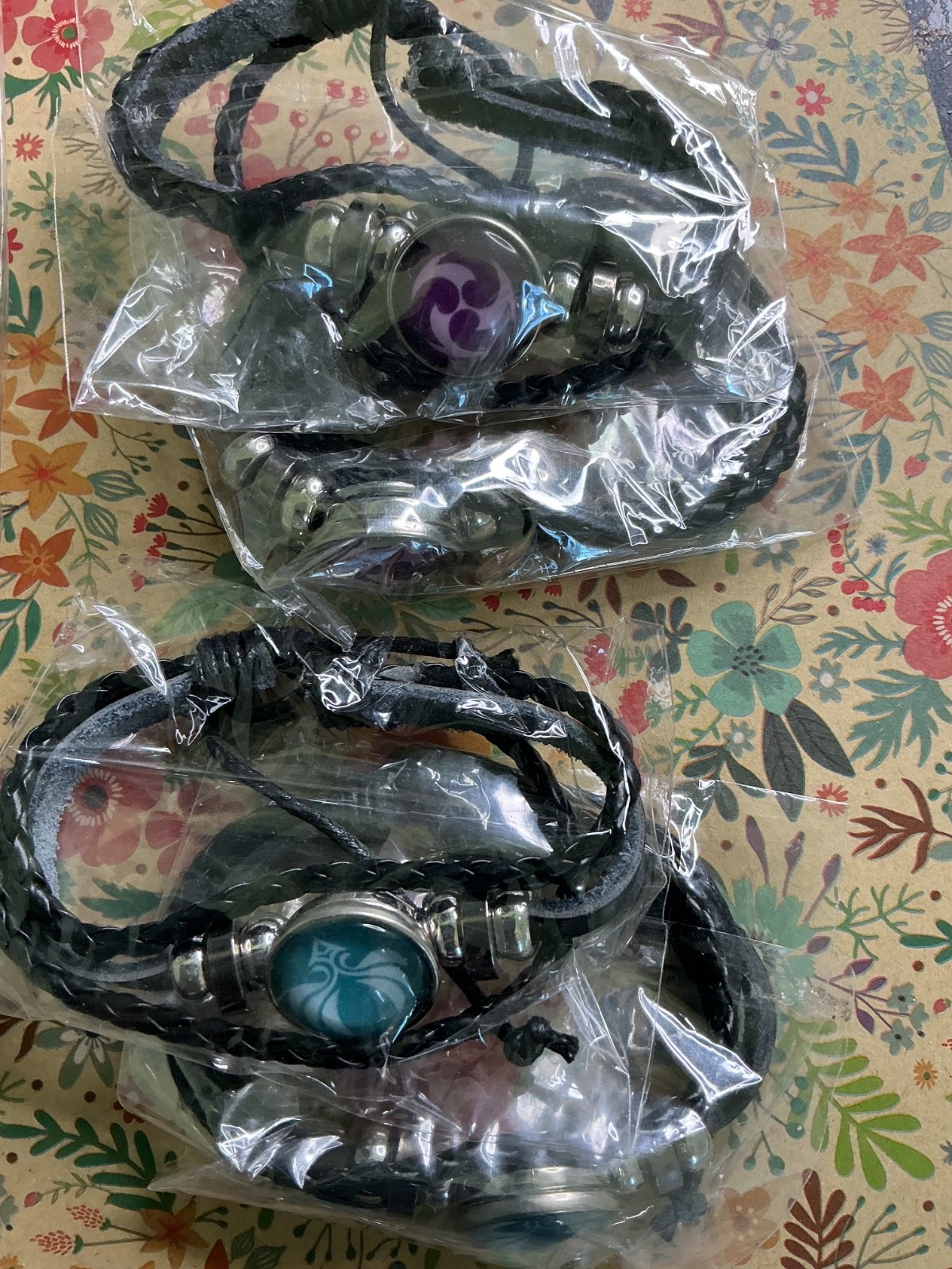 Genshin Bracelets, Assorted, interchangable snaps