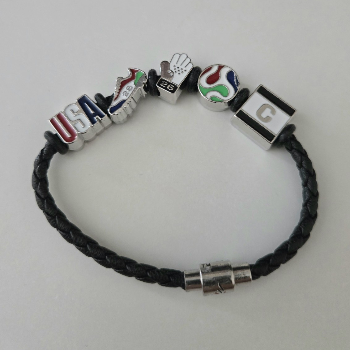 FIFA World Cup 2026 Charm Bracelet – USA (Size S)