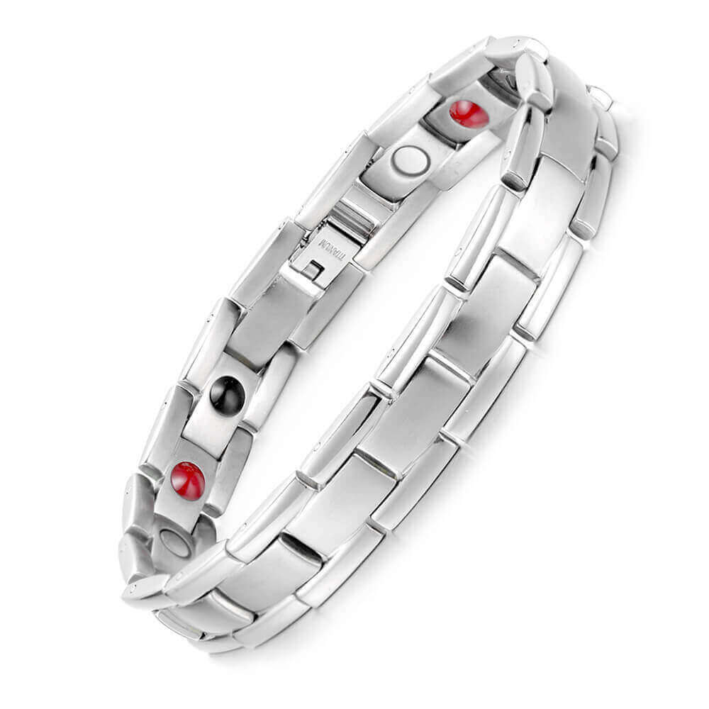 Titanium Magnetic Bracelet men women Arthritis Pain Relief Energy Stress Power X