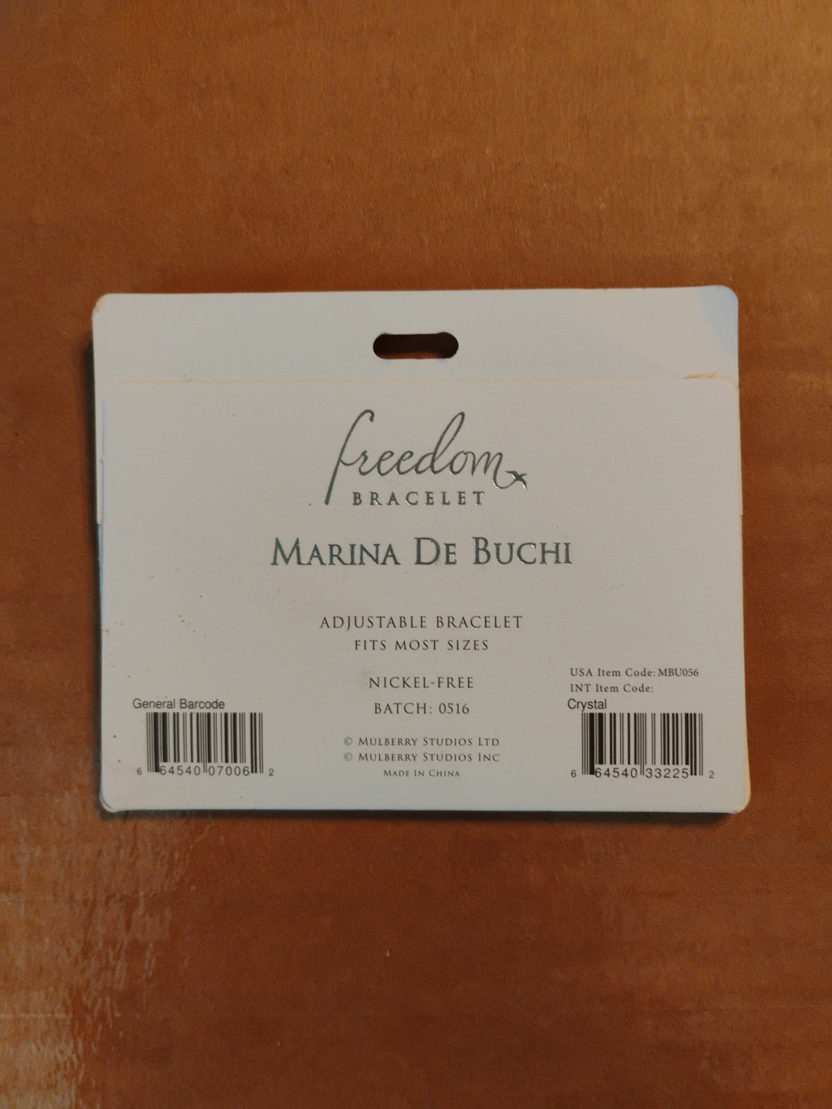 Freedom “Crystal” Personalized Bracelet Gold Color NEW, Nickel Free Jewelry