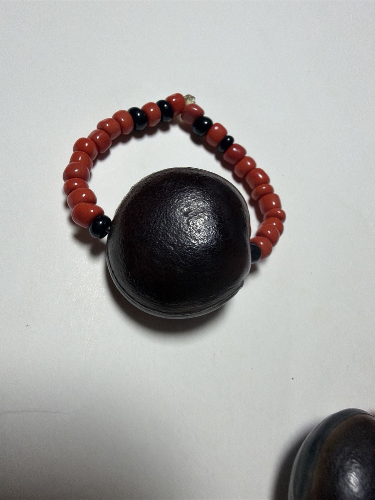 Ojo de Benado Pulsera Con Coral Elastica Deer Eye Bracelet Stretch Cord All size