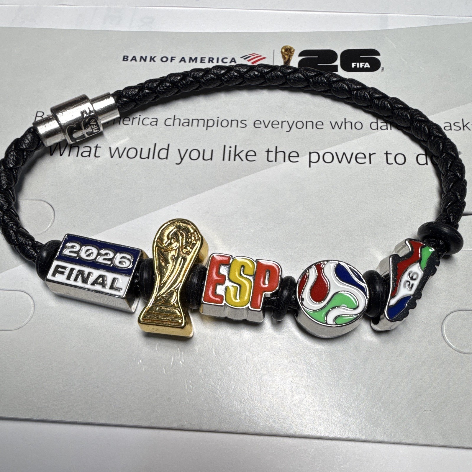 FIFA World Cup BOA 2026 Final ESP Soccer Charm