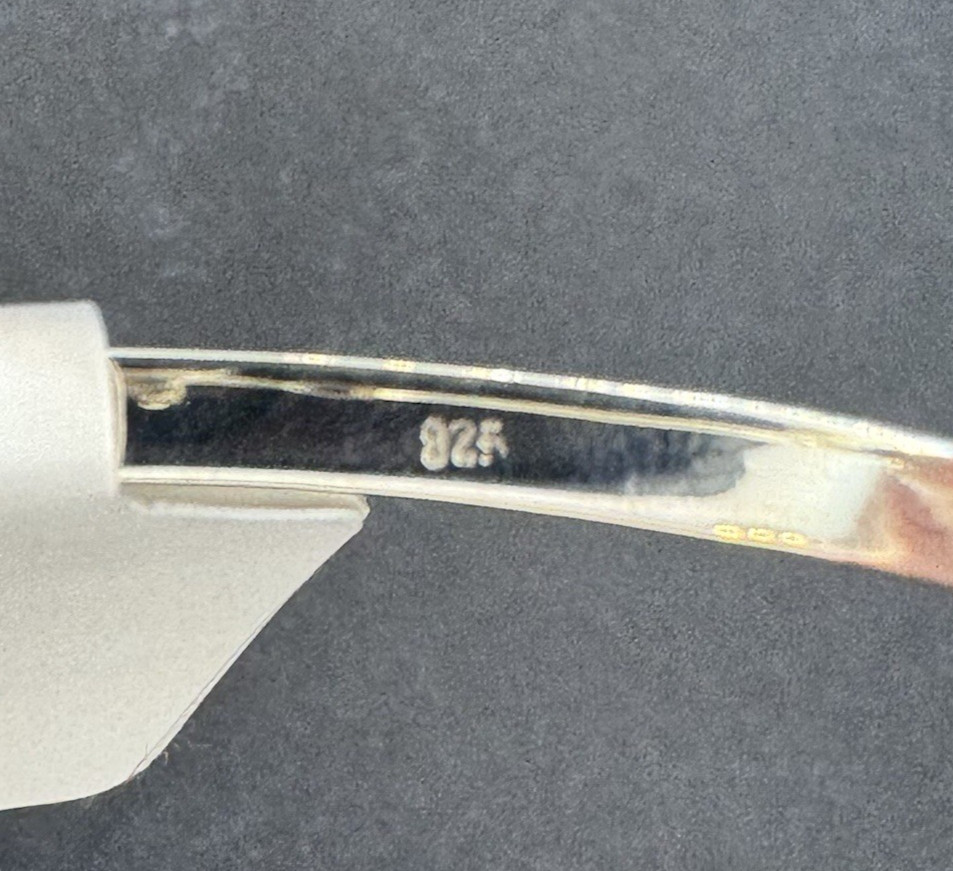 Calvin Klein Sterling Silver Starfish Bracelet W/ Lab Created Opals