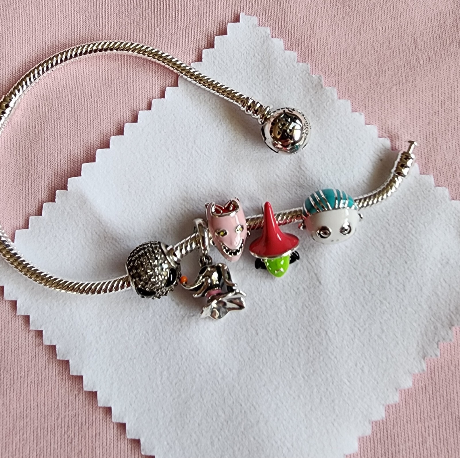 NEW Disney the Nightmare Before Christmas sterling silver charm for bracelet