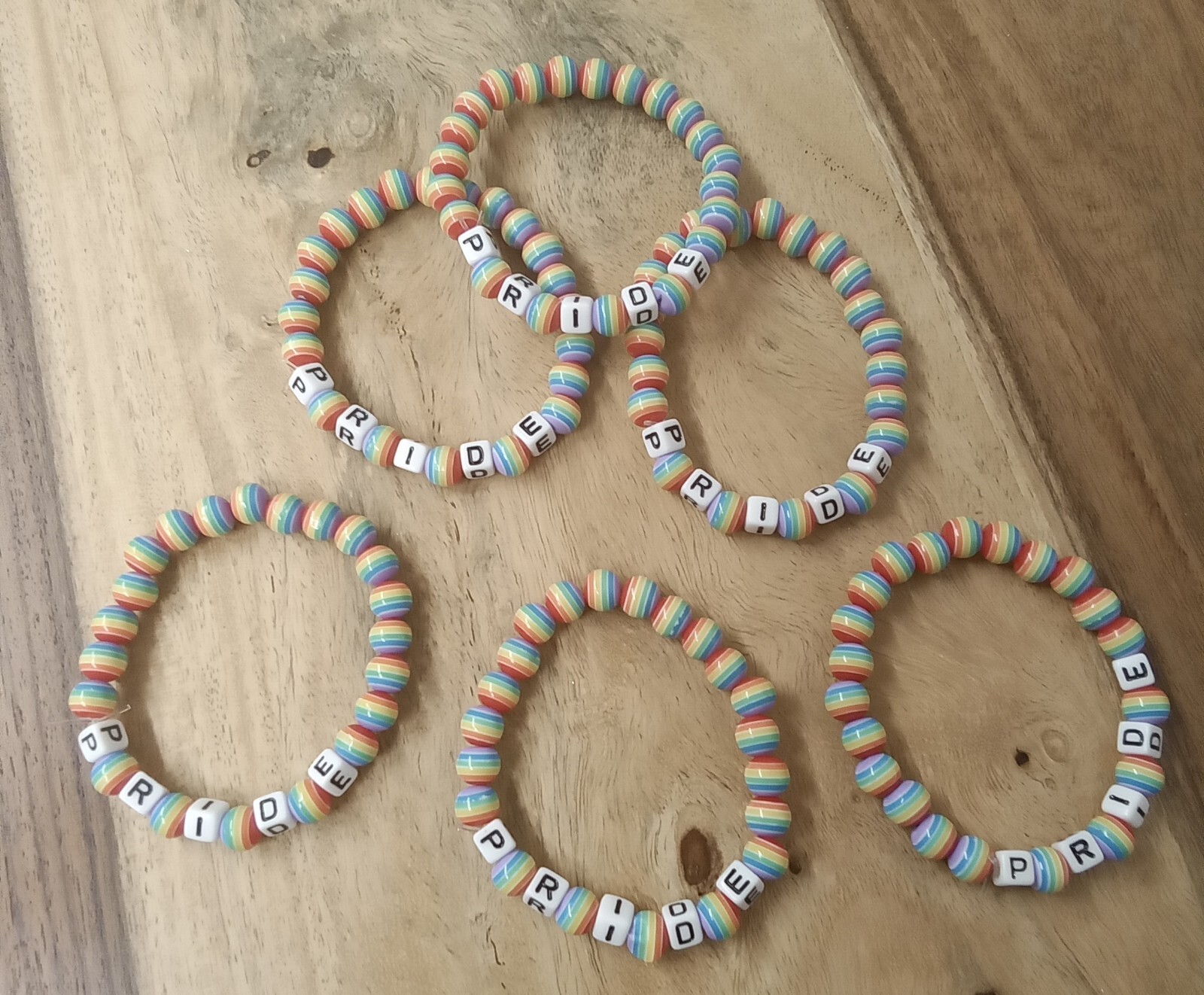Pride Rainbow Adult Bracelets Unisex