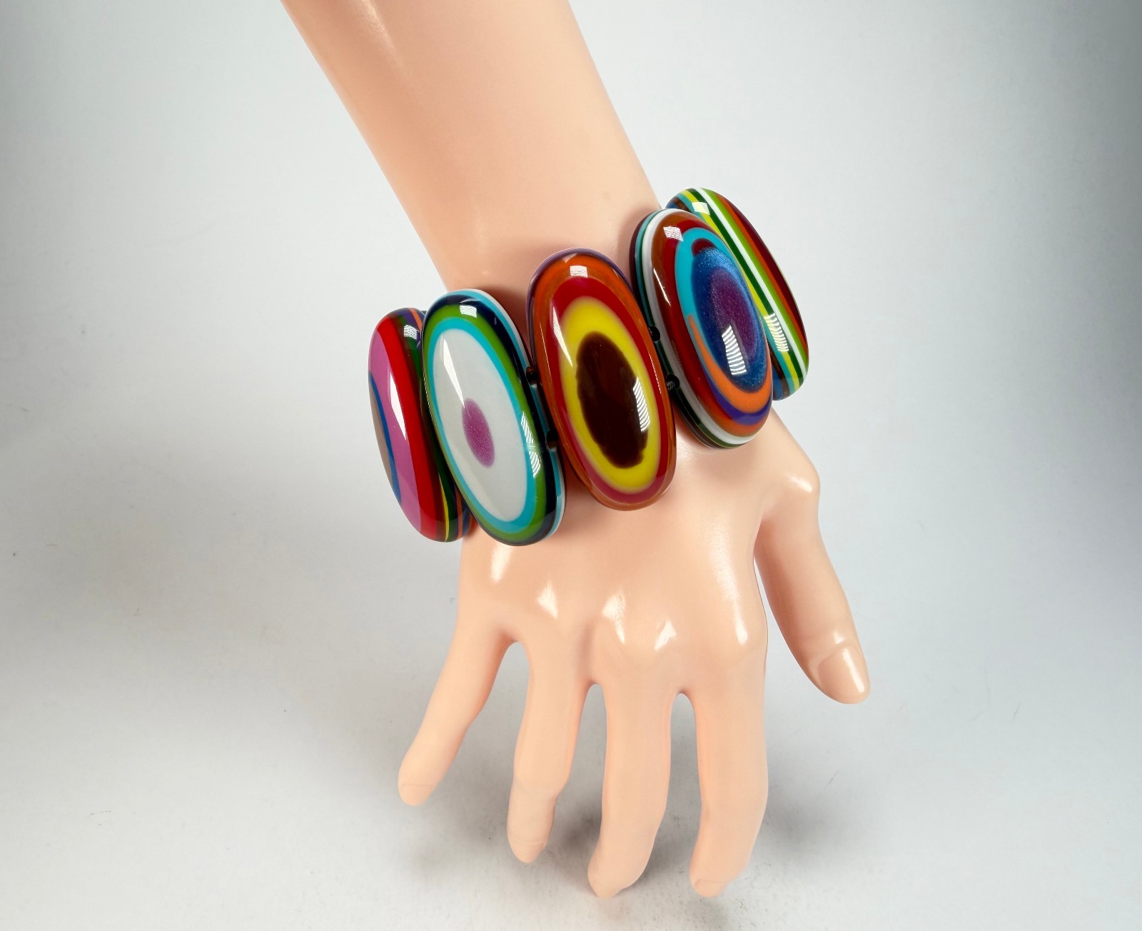 Sobral – Pop Art “Andy” Elasticated Resin Bracelet ( 005467 )