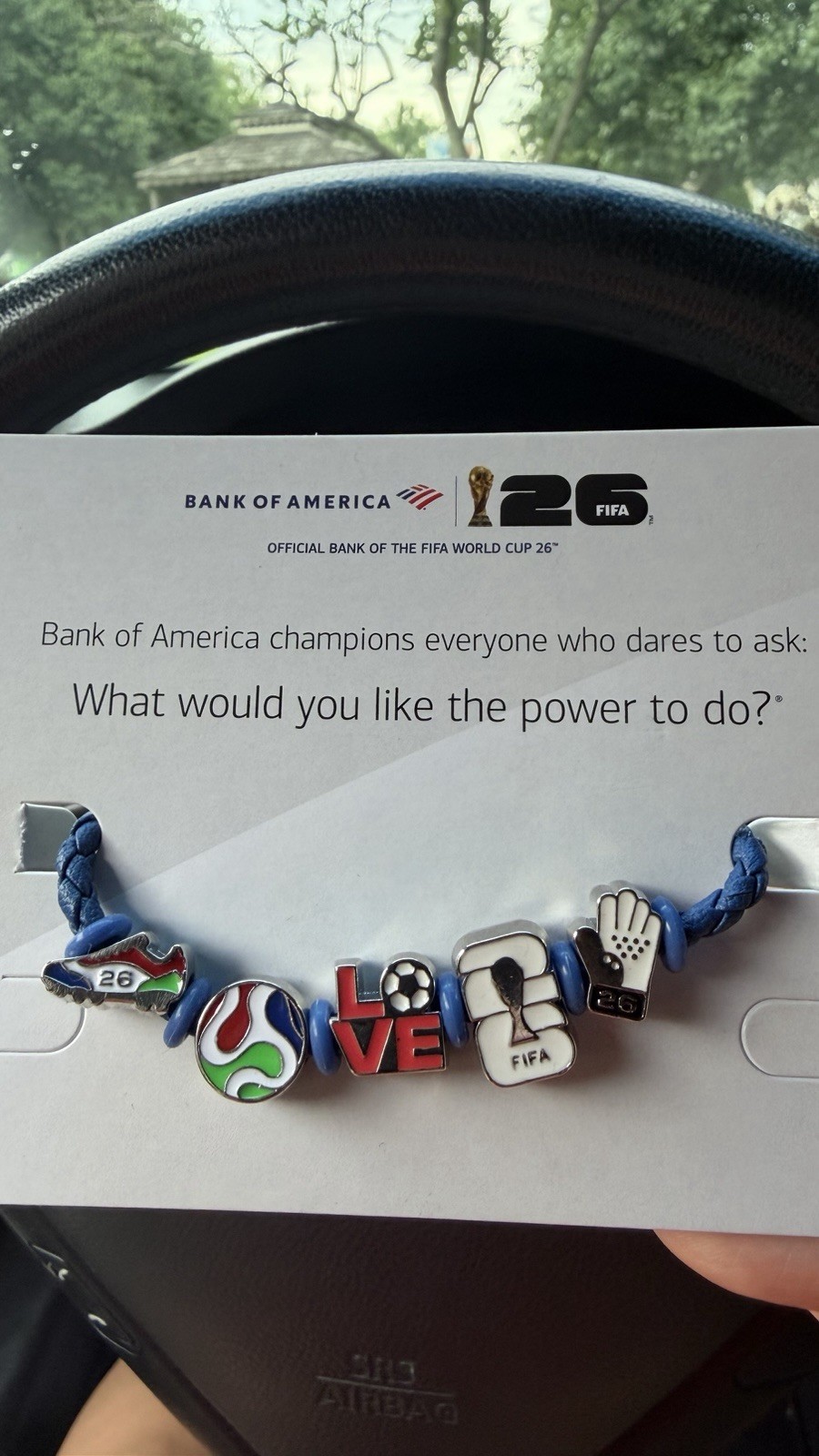 FIFA World Cup 26 PHILLY Fan Fest Charm Bracelet. Size small