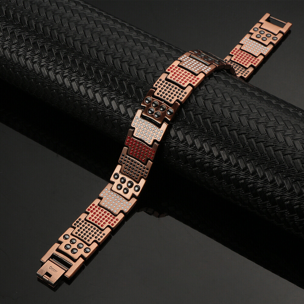 Gorgeous Copper Magnetic Bracelet Restore Balance Energy Power Christmas Gift RX