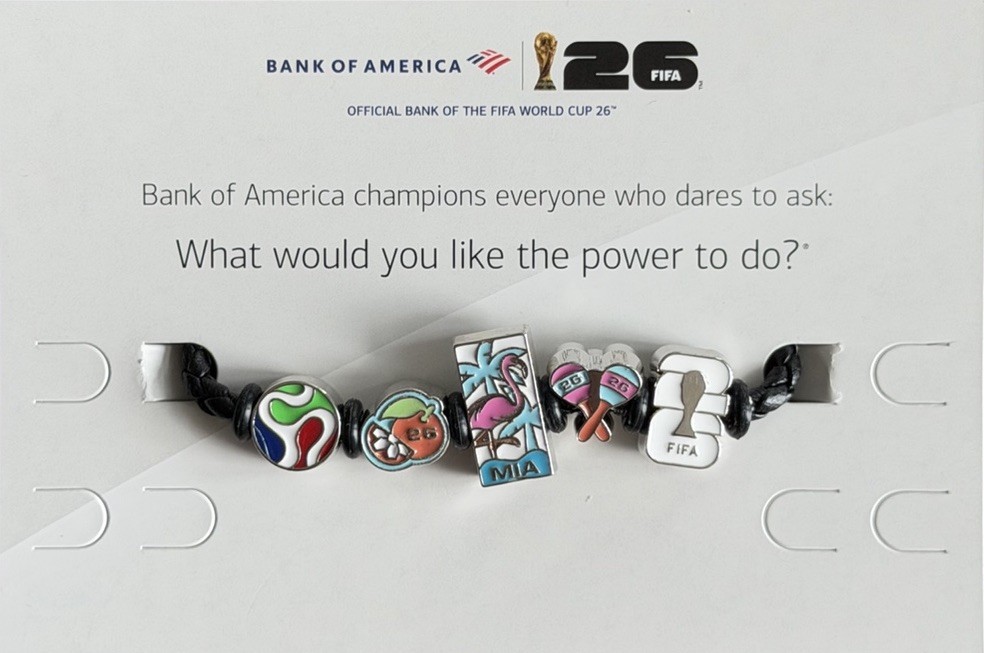 Bank of America FIFA World Cup 26 MIAMI Charm Bracelet