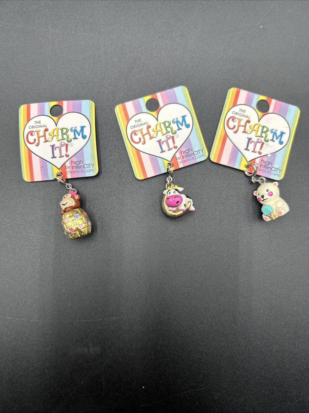 High Intencity CHARM IT! Bracelet Charms by High IntenCity LOT OF 3