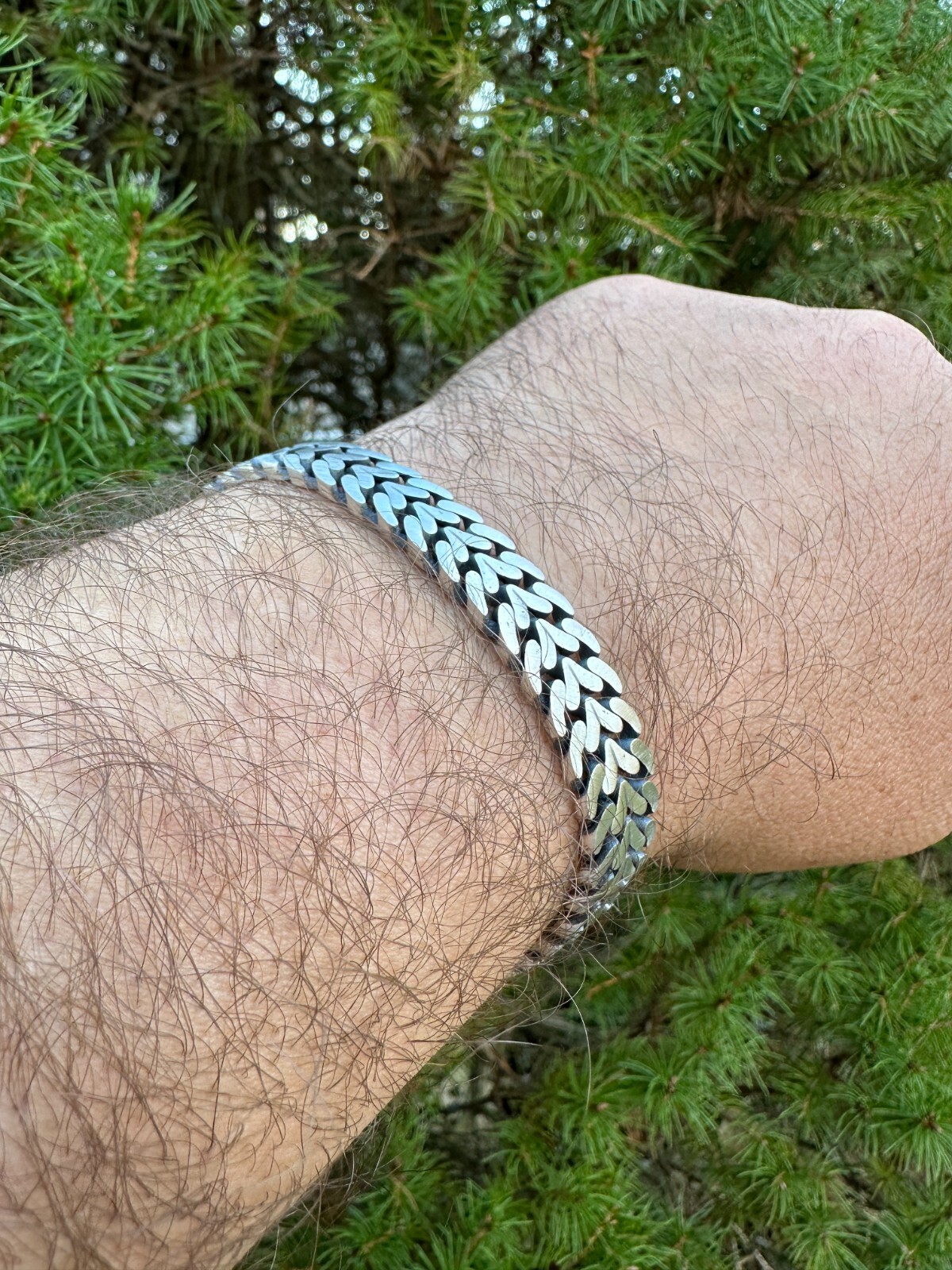 Custom Double Miami Cuban Open Franco Link Bracelet 12mm Wide Real 925 Silver