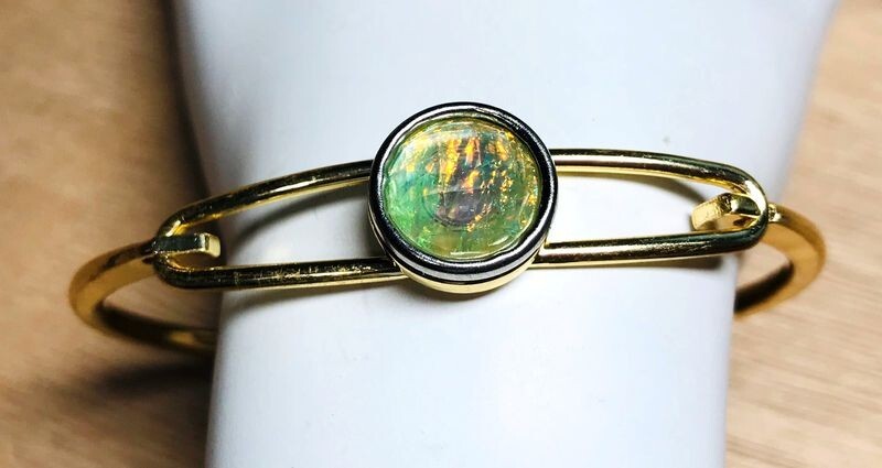Mini Snap Jewelry Gold Hinge Bracelet fits 12mm Petite Ginger Style Charms