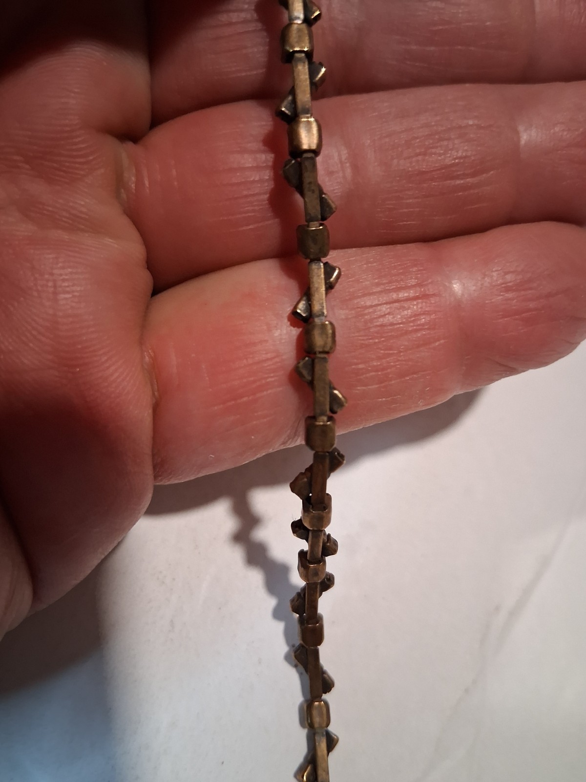 Sorrelli Rose Multi Color Tennis Bracelet Crystal 6.5 Inch Antique Gold Tone