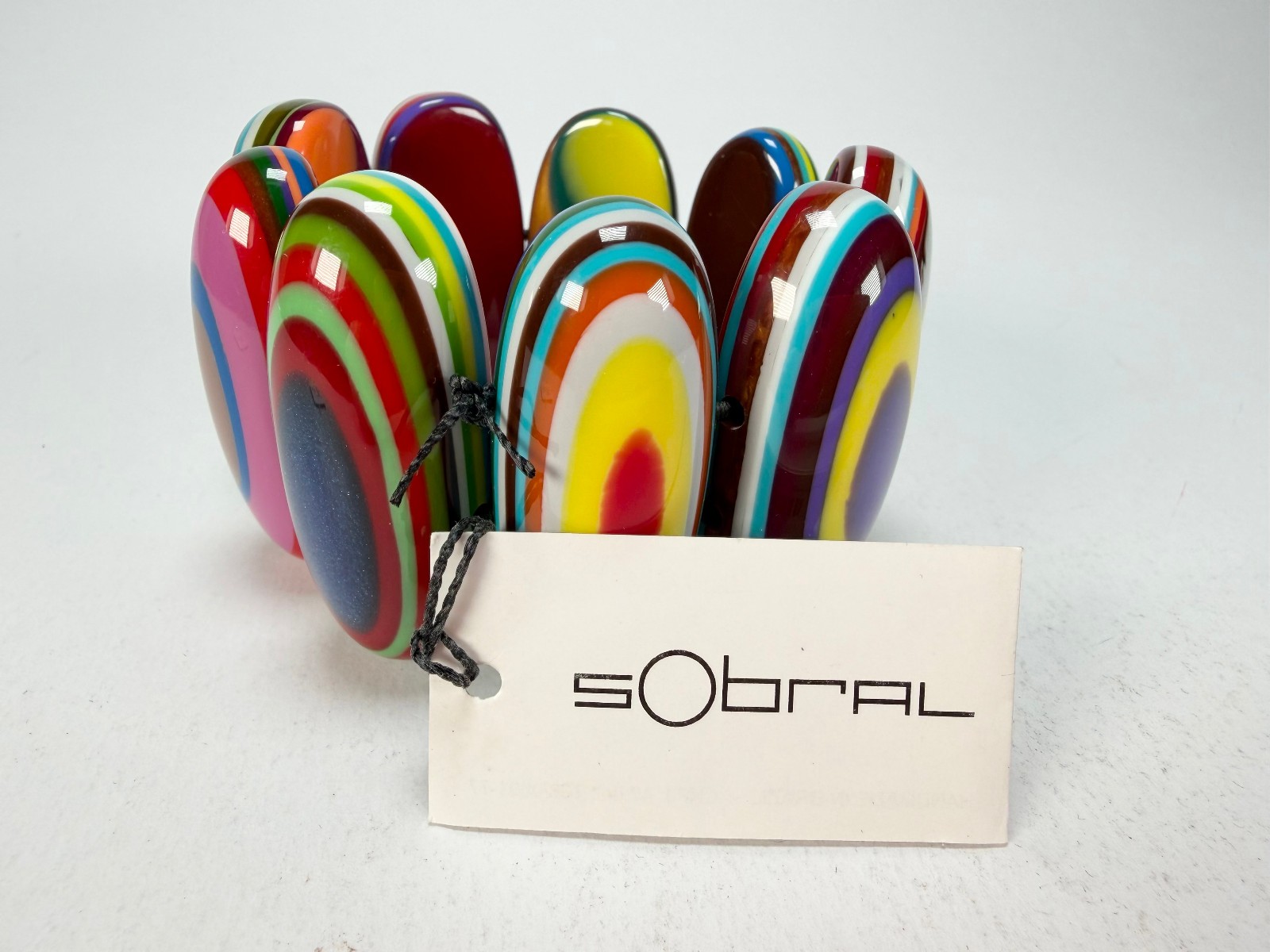 Sobral – Pop Art “Andy” Elasticated Resin Bracelet ( 005467 )