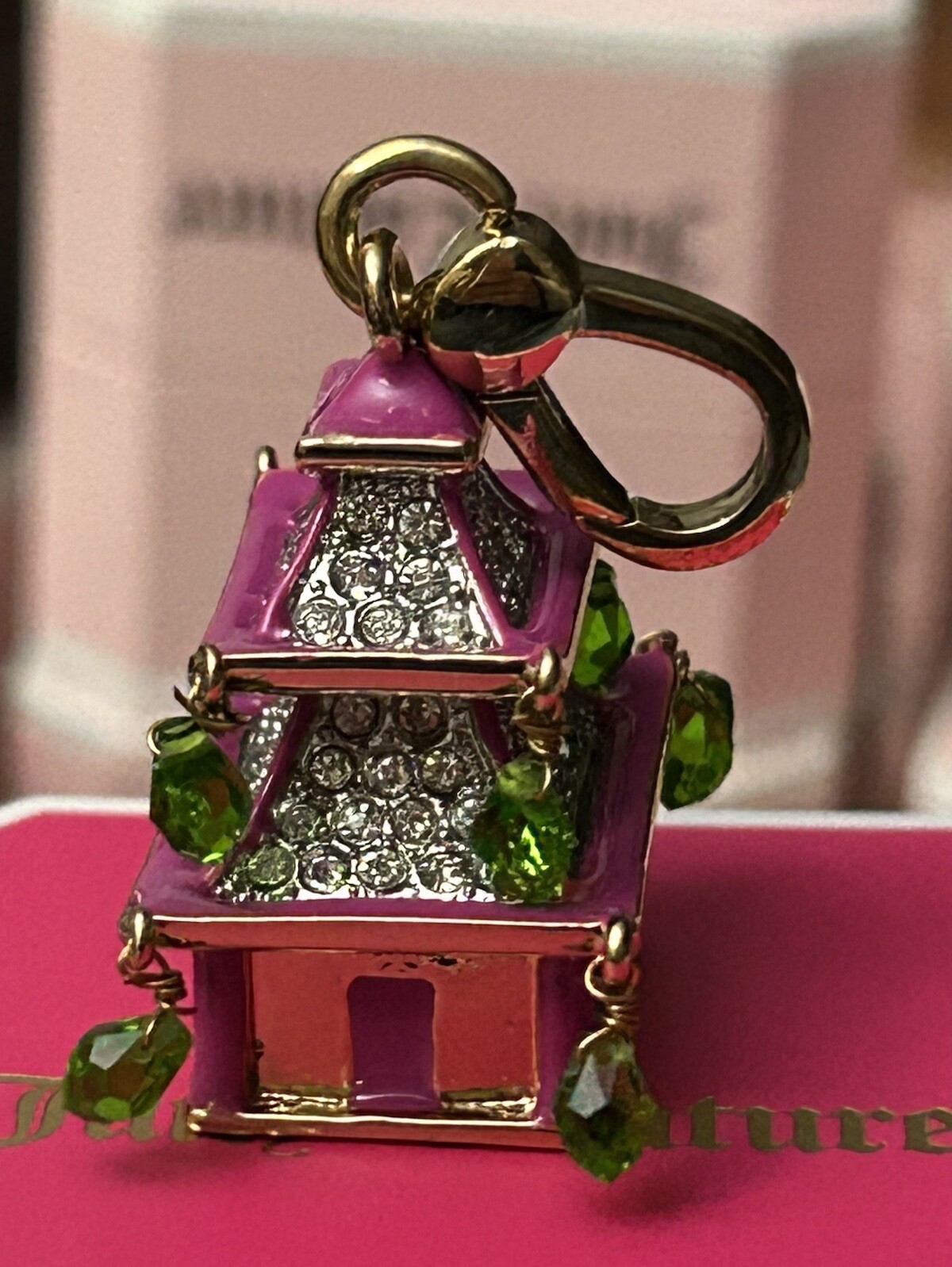 NWT Juicy Couture Pagoda Charm For Bracelet. Box#53