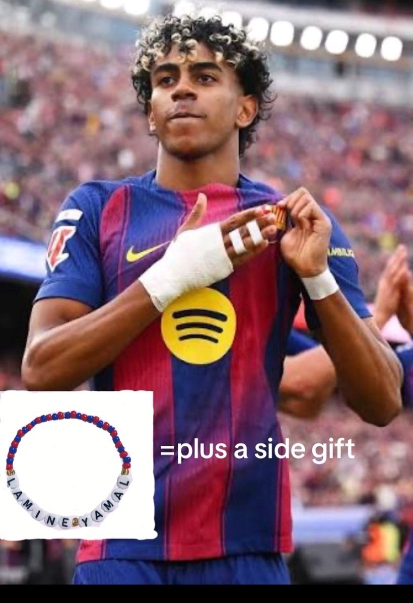 Lamine yamal FIFA World Cup 26 Soccer Bracele Mascot edition