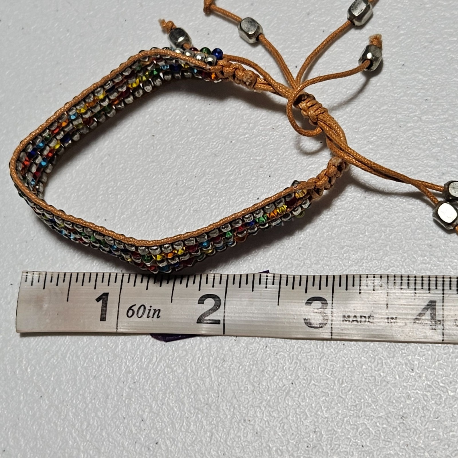 Handmade Boho Bracelet Faux Gemstone Stacked Layer Tie Fashion Jewelry Women