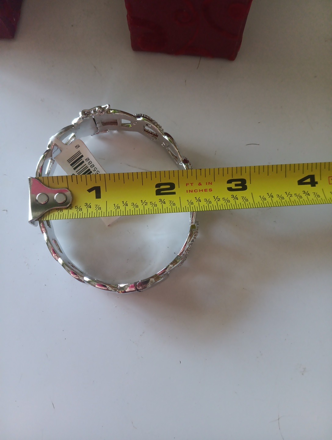 Fine Silver Plated 1/4 Carat Diamond Bracelet New With Tags Retail Price 200.00