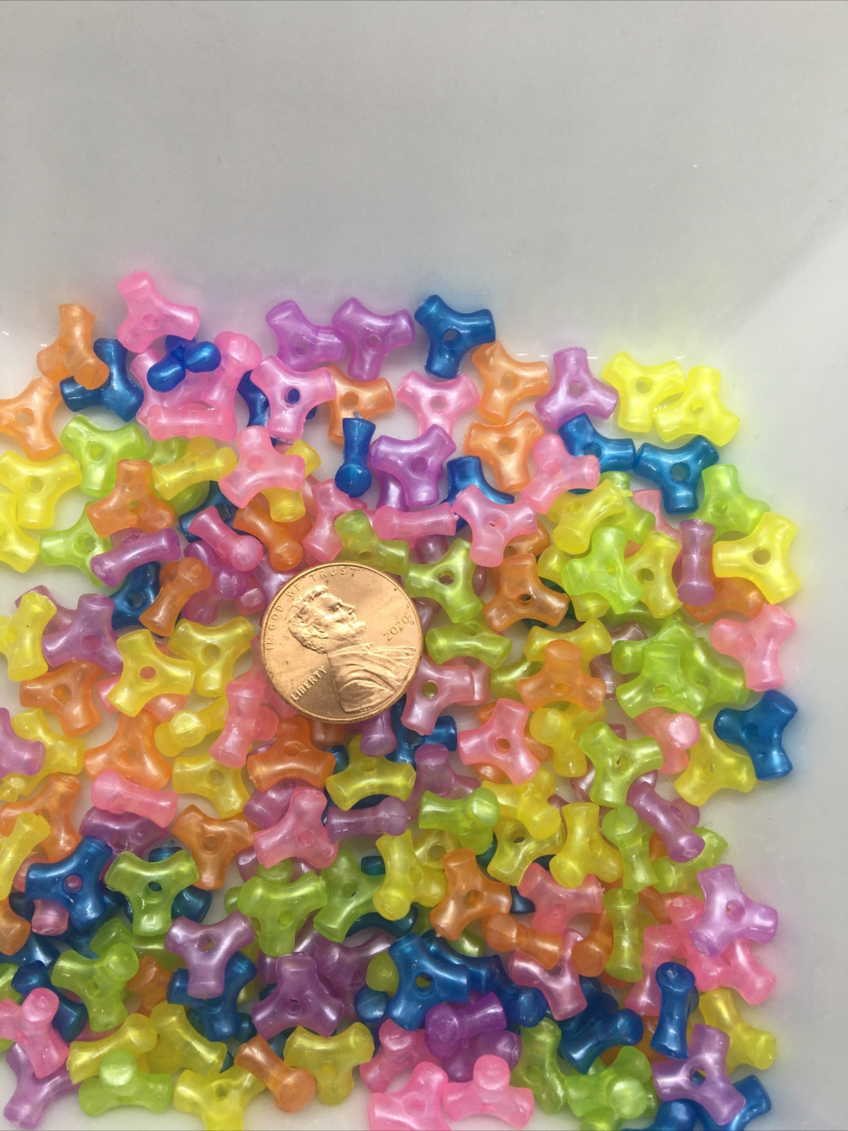 200 PC Assorted Y Shaped Beads Charms Beads Sliders Spacers New Free Ship 179
