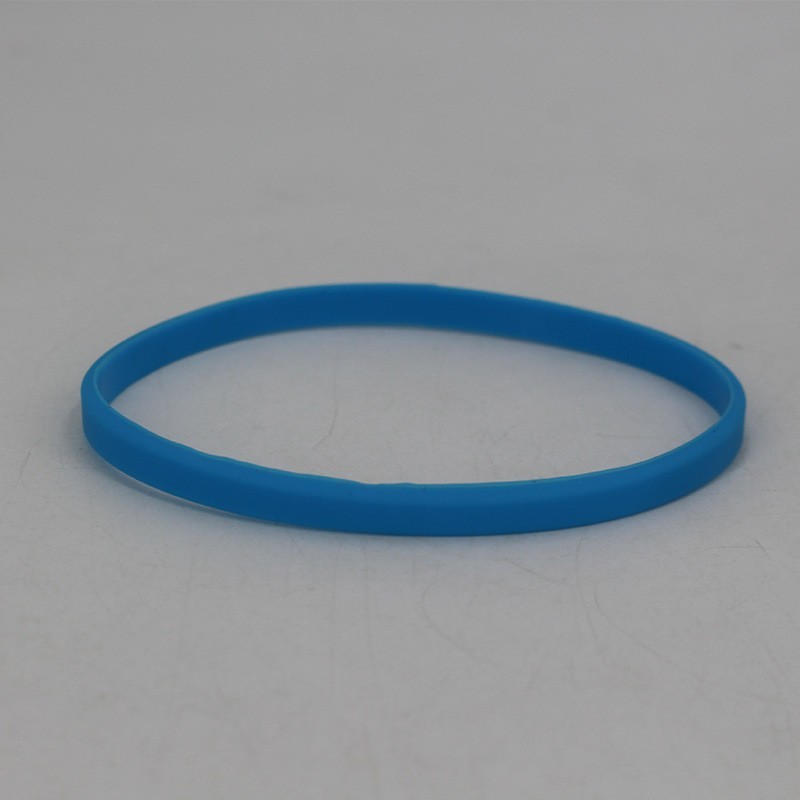 10 20 Pcs Lot Silicone Bracelet Blank Wristband Multi Color Thin Wrist Band