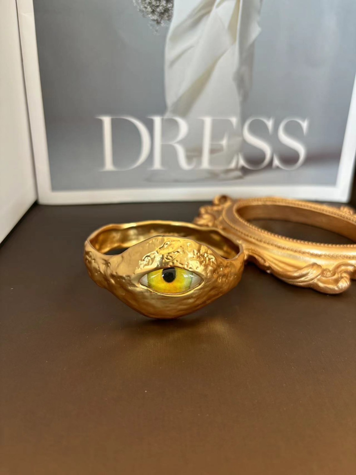 🎁🎁AUTHENTIC High Quality Schiaparelli Classic Pattern Gold Bracelet Bangl Gift