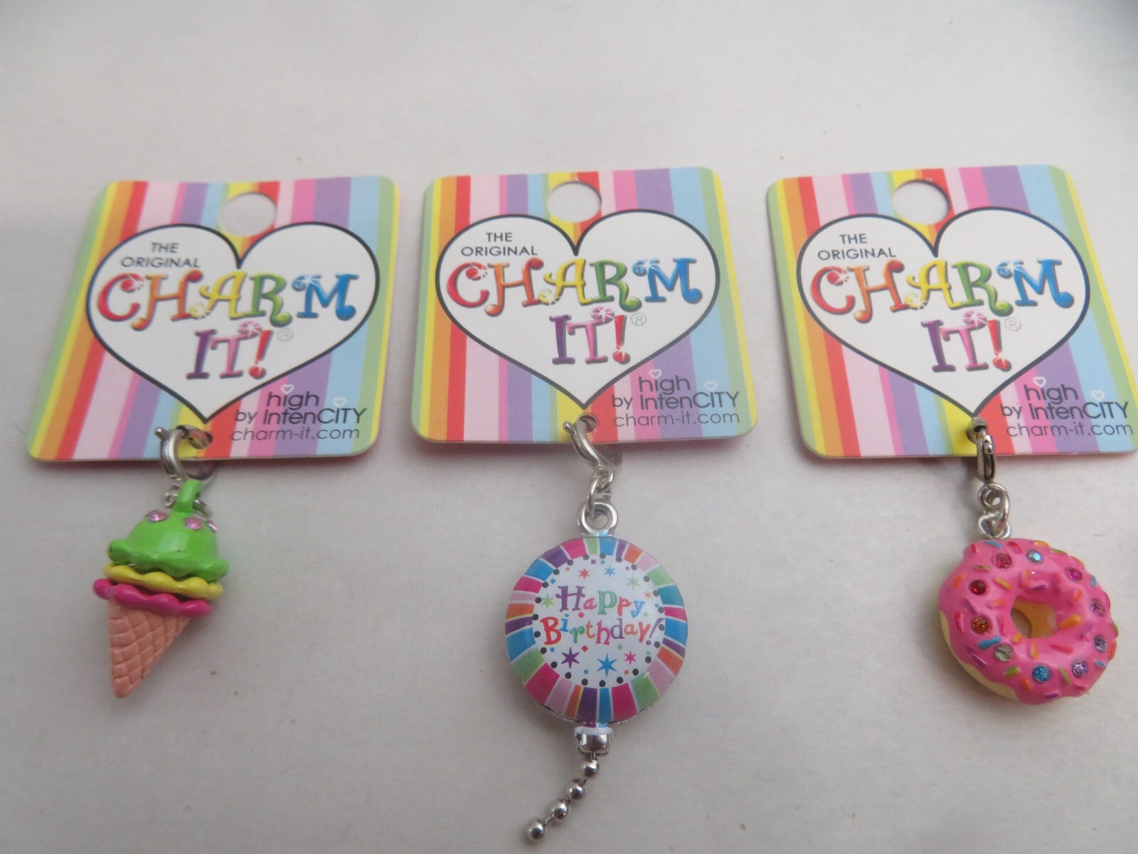 High Intencity CHARM IT! Bracelet Charms by High IntenCity LOT OF 3 K