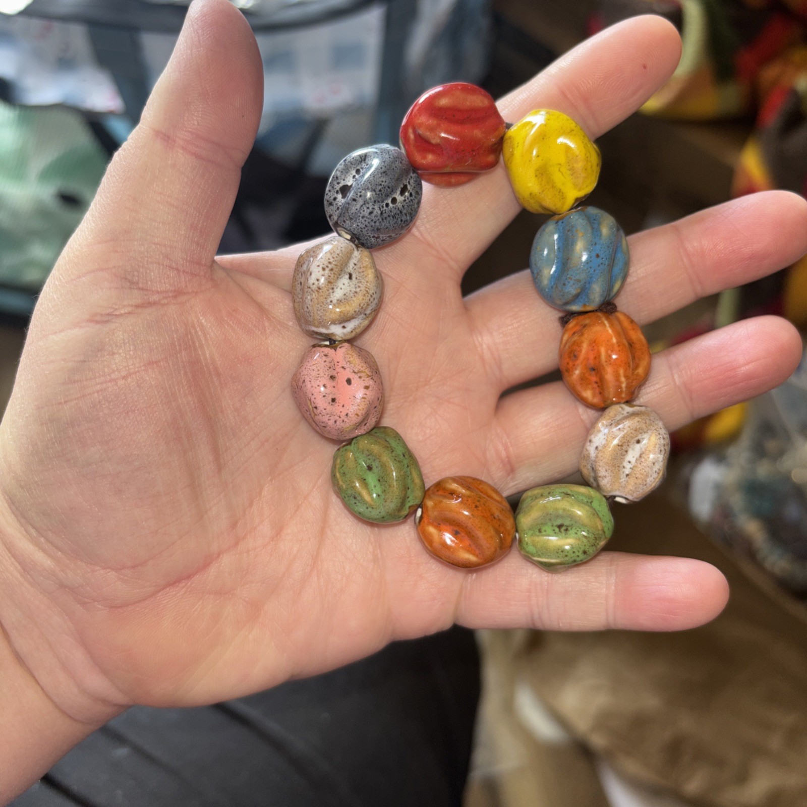 colorful bohemian bracelet