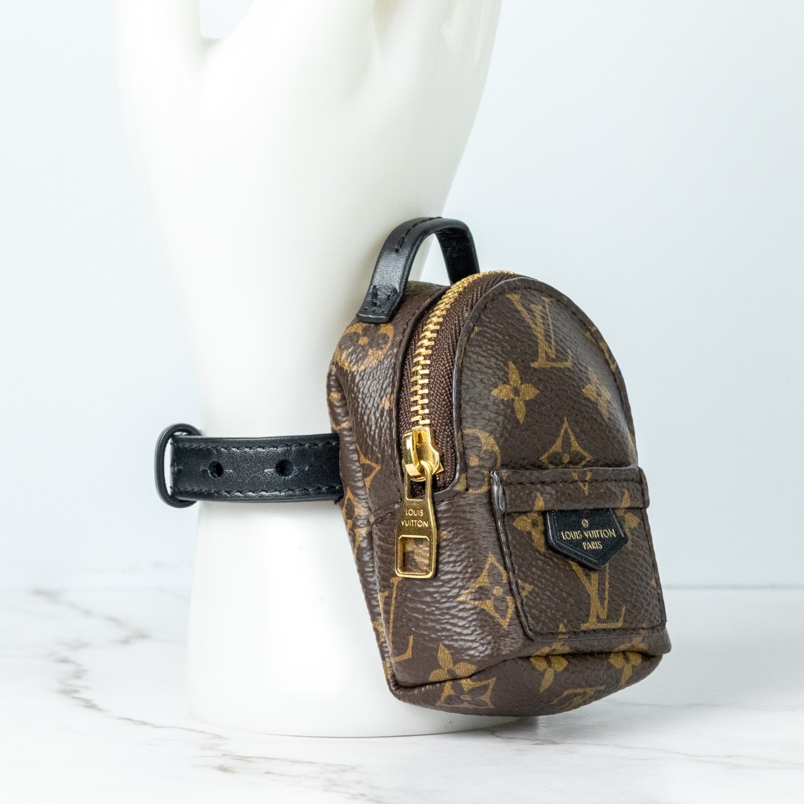 LOUIS VUITTON Bracelet Party Palm Springs M6563A Monogram Backpack Auth [S]