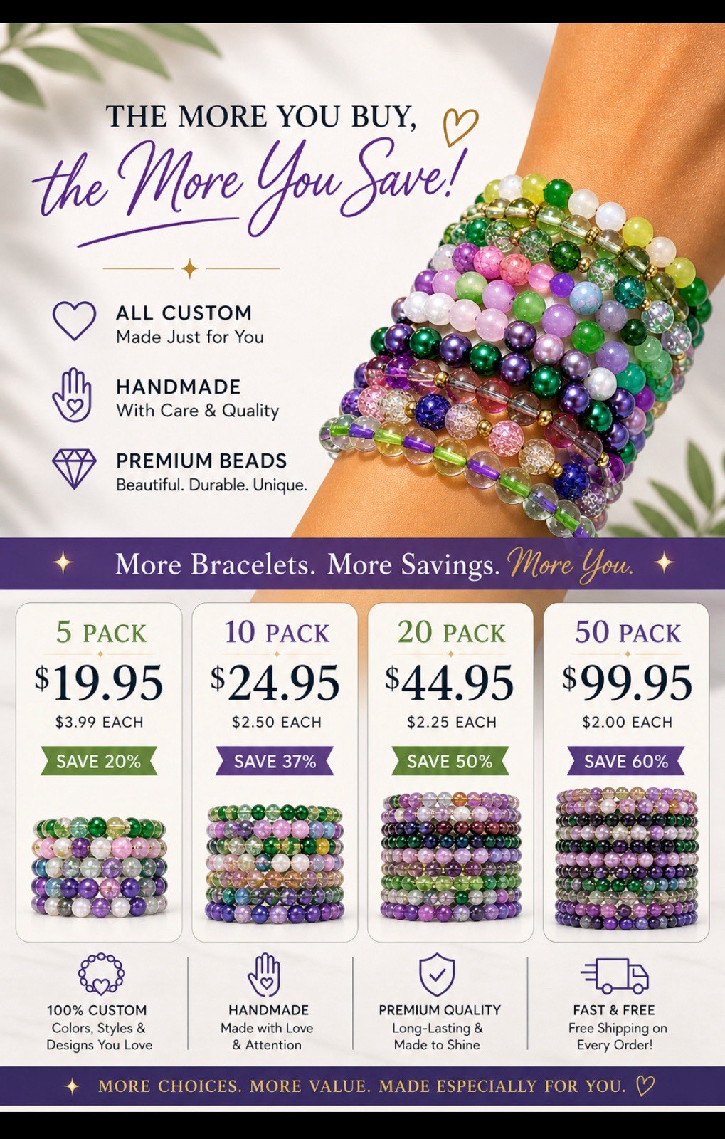 Bracelet Gift | Mom Wife Daughter Granddaughter Friend | Birthday | Anniversary