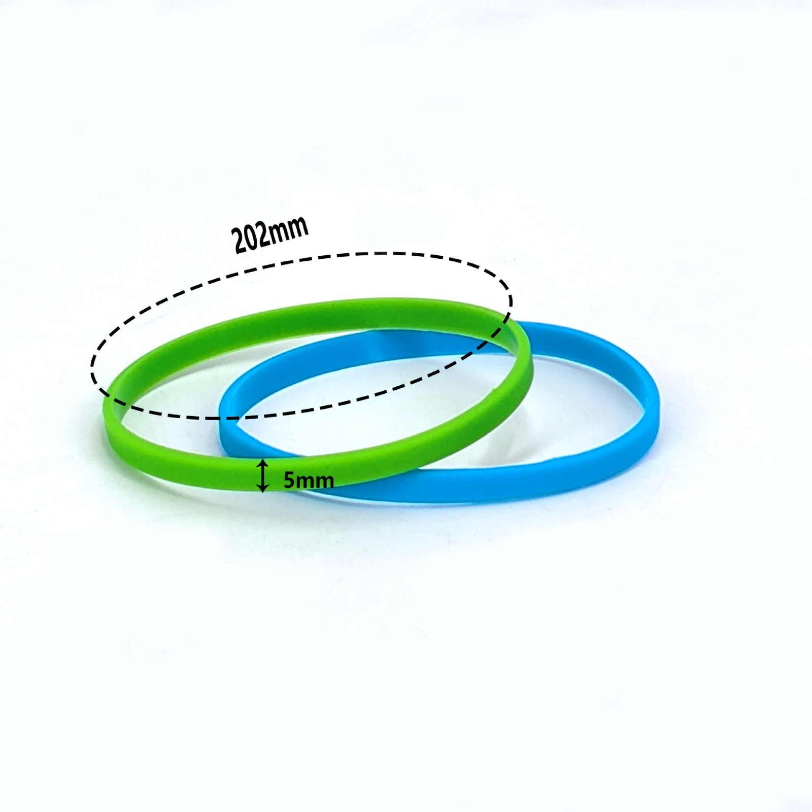 10 20 Pcs Lot Silicone Bracelet Blank Wristband Multi Color Thin Wrist Band