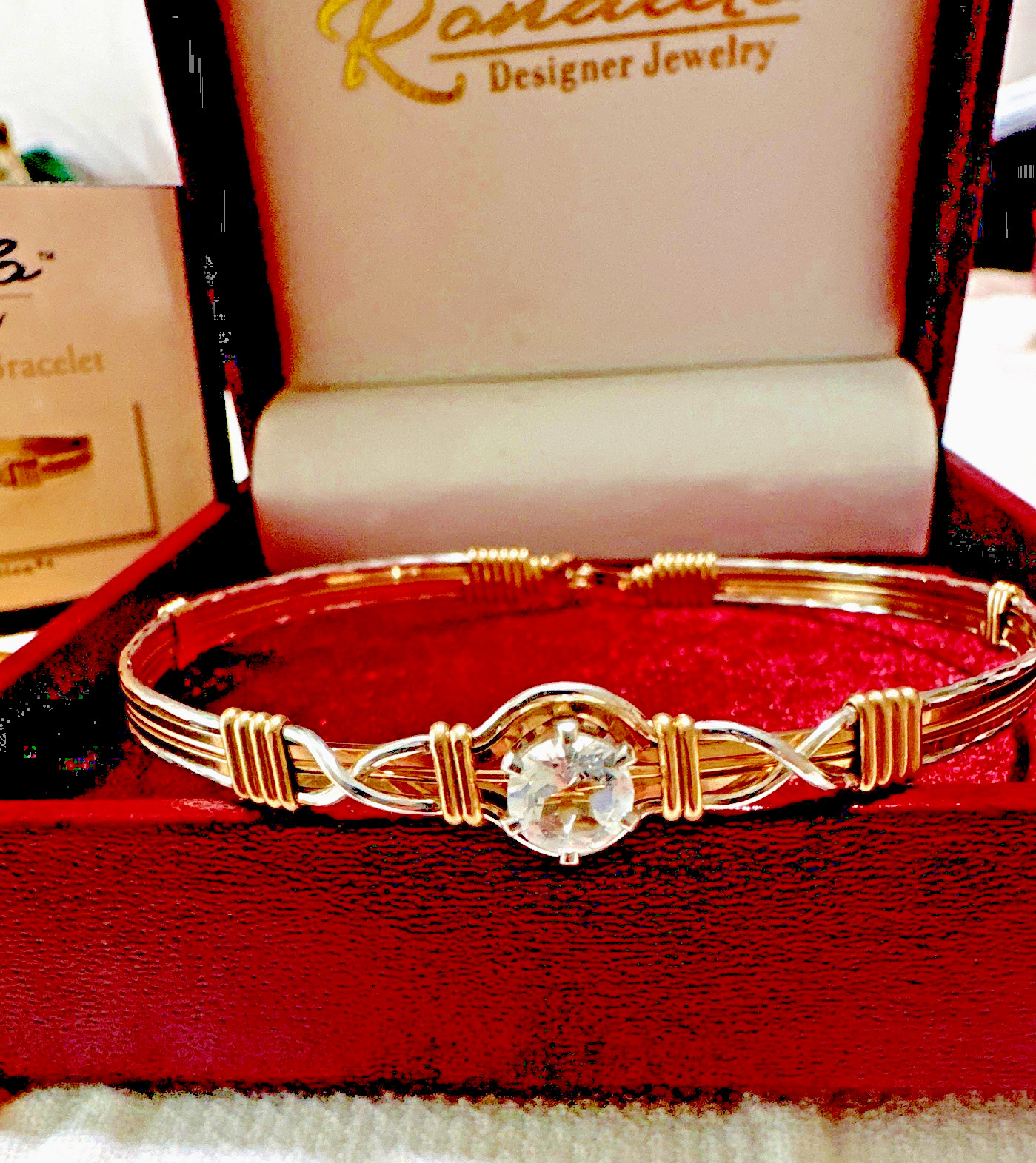 Ronaldo I Love You More #44 Bracelet Sterling Silver 14K Gold Filled w/ Box