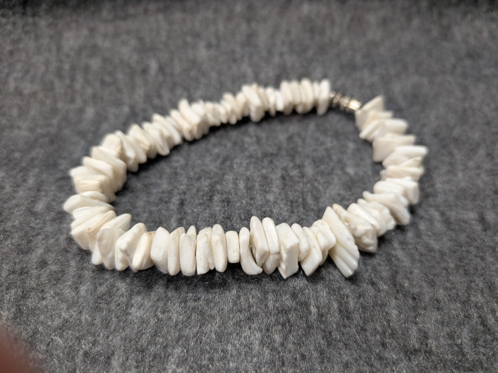 Puka Chip Shell Surfer 7” White Bracelet Men’s / Women’s Tropical FAST Shipping