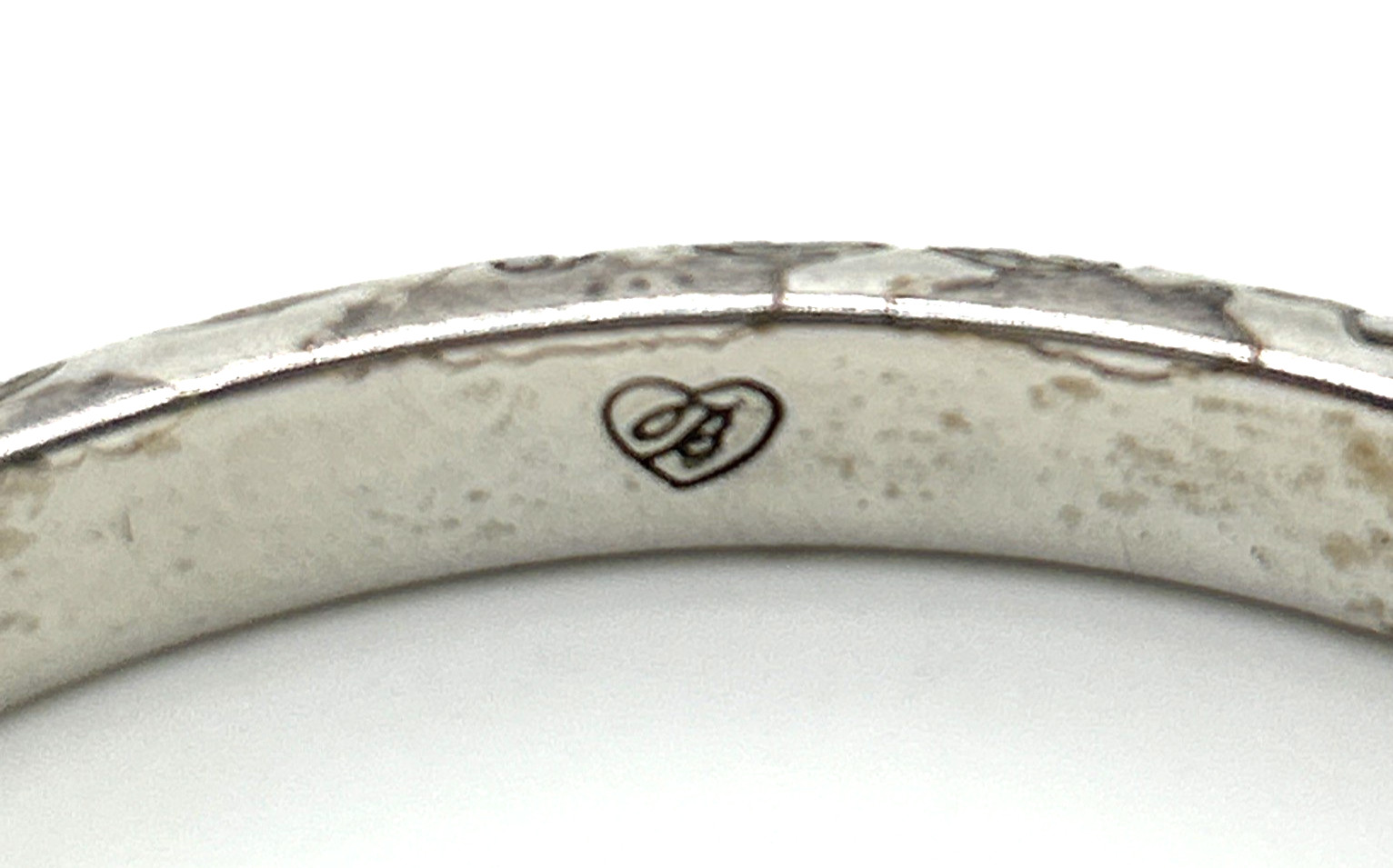 BRIGHTON BANGLE BRACELET Filigree Etched Silverplate over Zinc Alloy Base