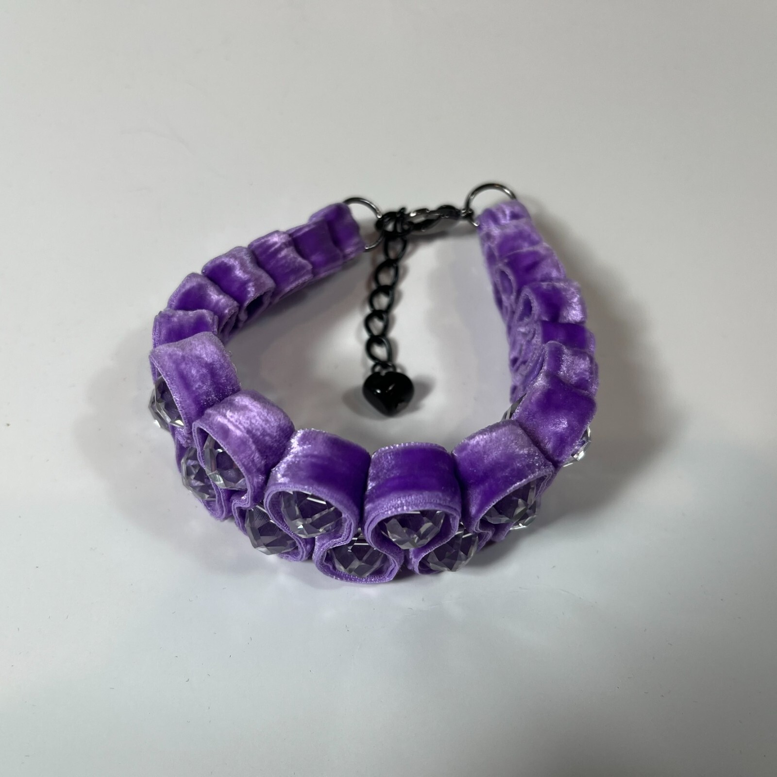 Unique Handmade Crystal Bracelet Prom Option colors: Brown, Green, Purple, Gray