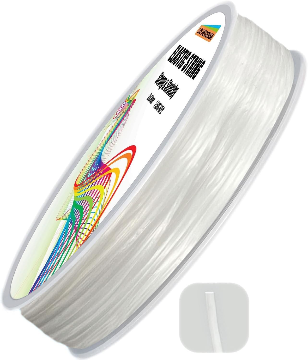 Versatile Elastic Bracelet String: 210ft 1mm for Seamless Jewelry Designs