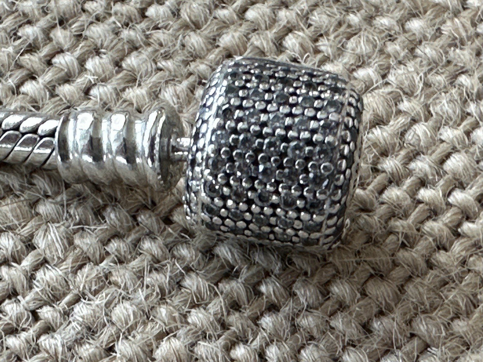 Bank Of America THE CITY FIFA (New) With Pandora Sparkling Pave Clasp Bracelet