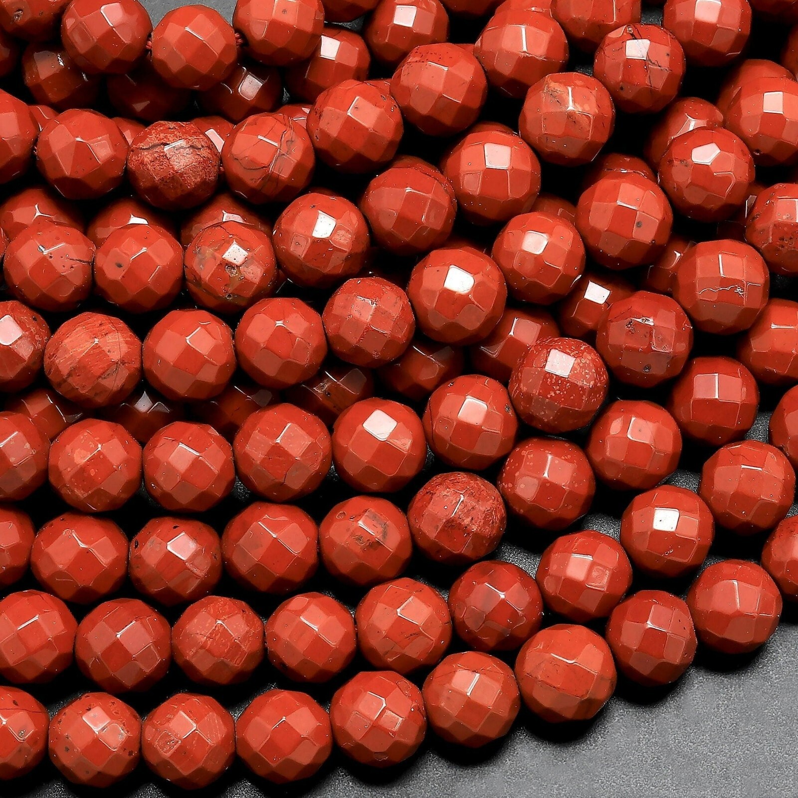 Natural Red Jasper Bracelet Red Crystal Healing Bracelet Dainty Style