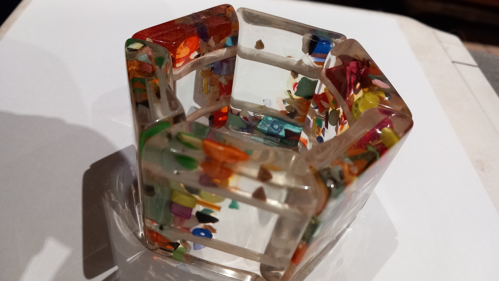 SoBral Jackie Brazil Wide Multi Coloured Elasticated Bracelet Bangle pop art NEW