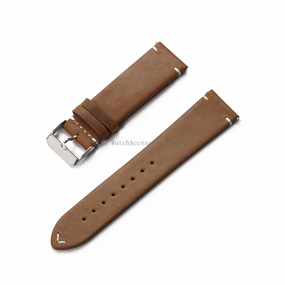 Vintage Leather Bracelet Oil Wax Strap Business Stitching Band Jewelry